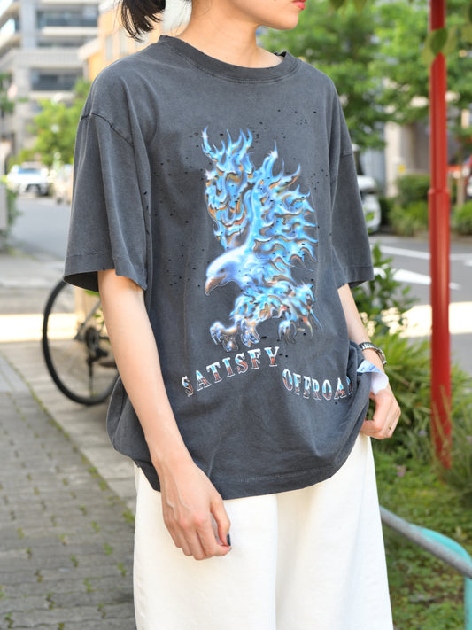 SATISFY サティスファイ MothTech T-shirt 11006-00A15 Tシャツ ランニング イタリア フランス 26ss AGEBLACK ヴィンテージ  ブラック 通販 愛知県 名古屋 丸の内 セレクトショップ THIRD PLACE サードプレイス