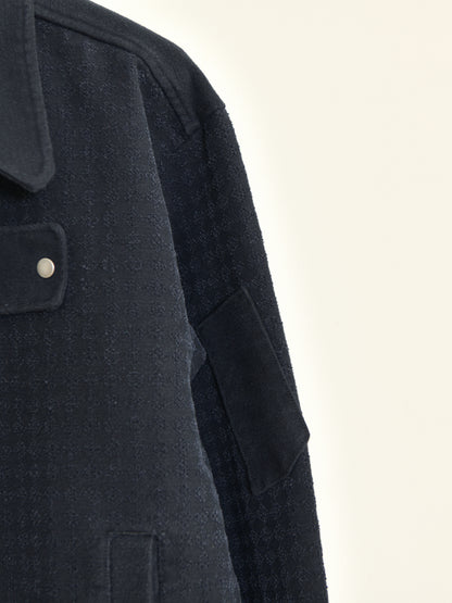 TOZAOU トザオウ Mechanic Panching Jacket NAVY ネイビー TOZ-26AW-JK0001 コットン COTTON ジャケット 26aw 春夏 日本取り扱い 名古屋 丸の内 セレクトショップ THIRD PLACE サードプレイス