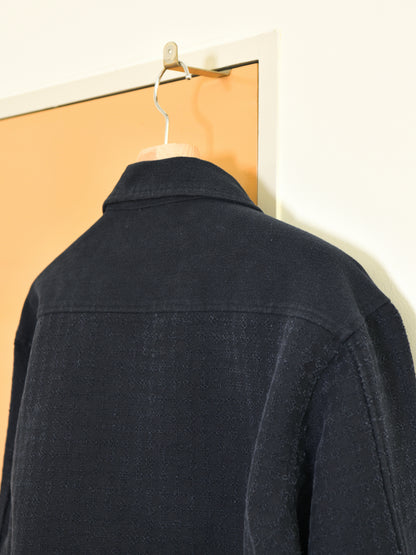 TOZAOU トザオウ Mechanic Panching Jacket NAVY ネイビー TOZ-26AW-JK0001 コットン COTTON ジャケット 26aw 春夏 日本取り扱い 名古屋 丸の内 セレクトショップ THIRD PLACE サードプレイス