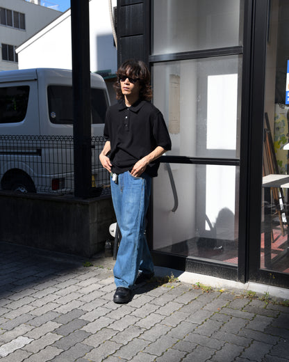 ANOTHER ASPECT アナザーアスペクト POLO SHIRT 3.0 ポロシャツ 新作 ブラック オーガニックコットン デンマーク コペンハーゲン 26ss 日本取り扱い 名古屋 丸の内 セレクトショップ THIRD PLACE サードプレイス
