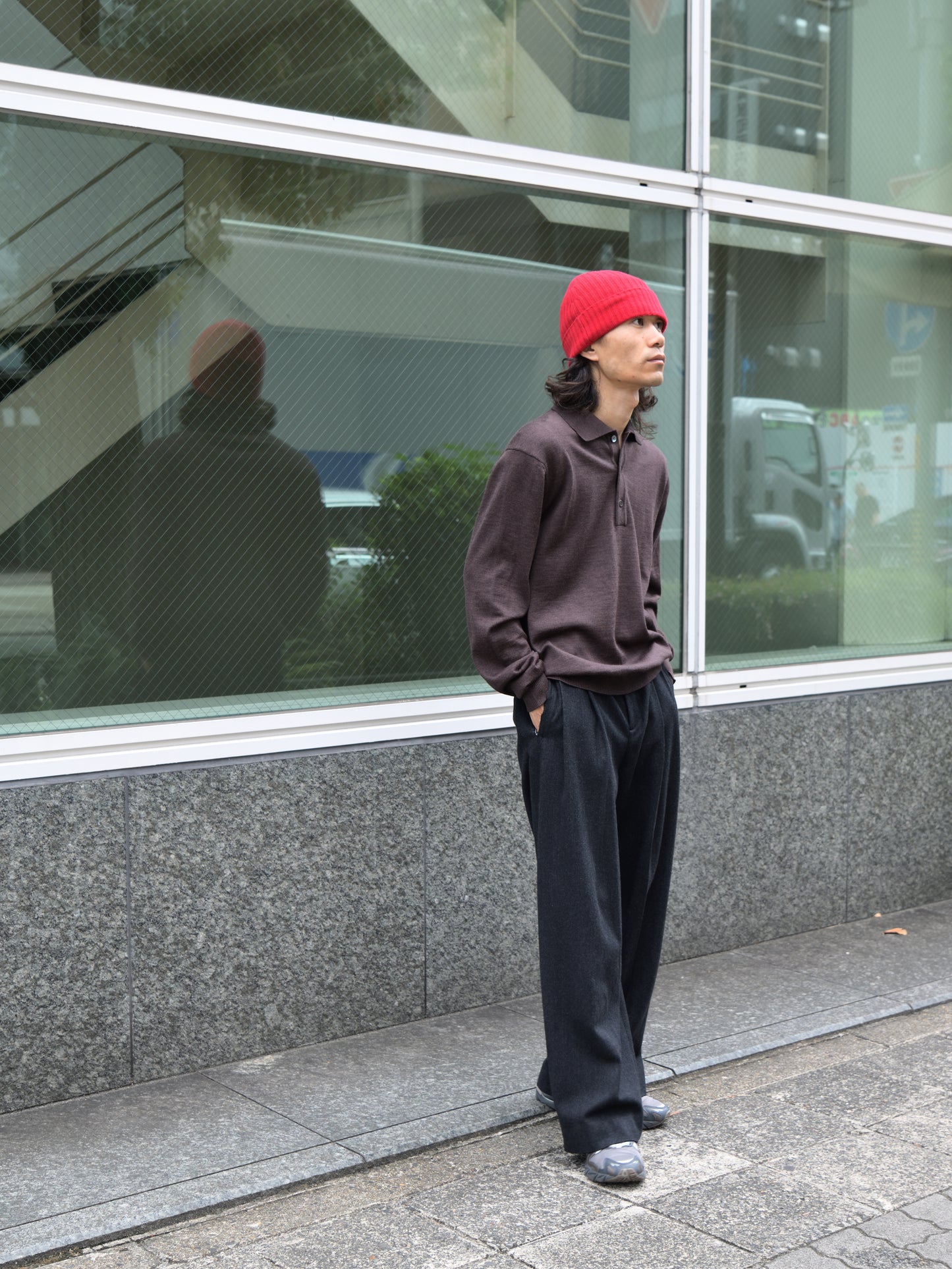 ISSUETHINGS イシューシングス 26b/118-w-00 別注 スラックス BLACK ウール 26AW 愛知県 名古屋 丸の内 ユニセックス セレクトショップ THIRD PLACE サードプレイス