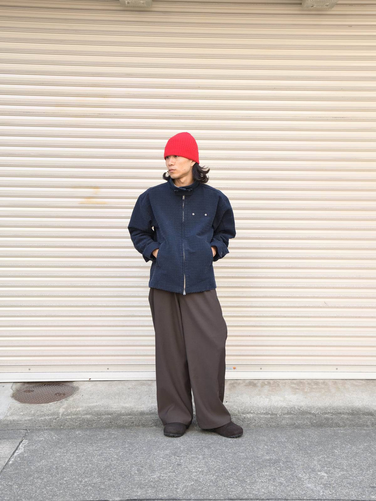 TOZAOU トザオウ Mechanic Panching Jacket NAVY ネイビー TOZ-26AW-JK0001 コットン COTTON ジャケット 26aw 春夏 日本取り扱い 名古屋 丸の内 セレクトショップ THIRD PLACE サードプレイス