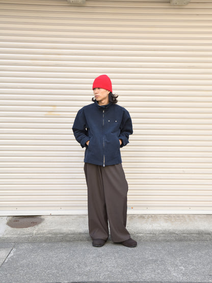 TOZAOU トザオウ Mechanic Panching Jacket NAVY ネイビー TOZ-26AW-JK0001 コットン COTTON ジャケット 26aw 春夏 日本取り扱い 名古屋 丸の内 セレクトショップ THIRD PLACE サードプレイス