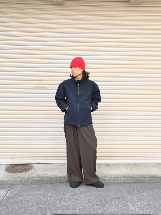 TOZAOU トザオウ Mechanic Panching Jacket NAVY ネイビー TOZ-26AW-JK0001 コットン COTTON ジャケット 26aw 春夏 日本取り扱い 名古屋 丸の内 セレクトショップ THIRD PLACE サードプレイス