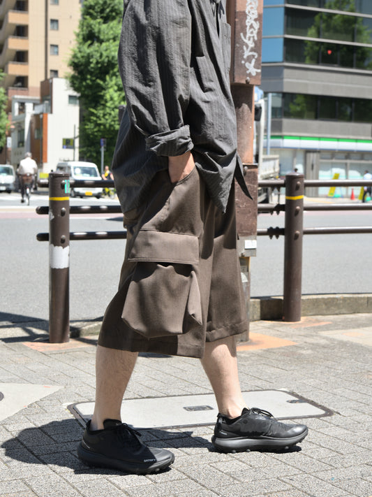 refomed リフォメッド KINCHAKU WOOL TRUNKS REPT-064 ウール ショーツ ブラウン 夏 春 秋 ベージュ ナチュラル 愛知県 名古屋 丸の内 セレクトショップ THIRD PLACE サードプレイス