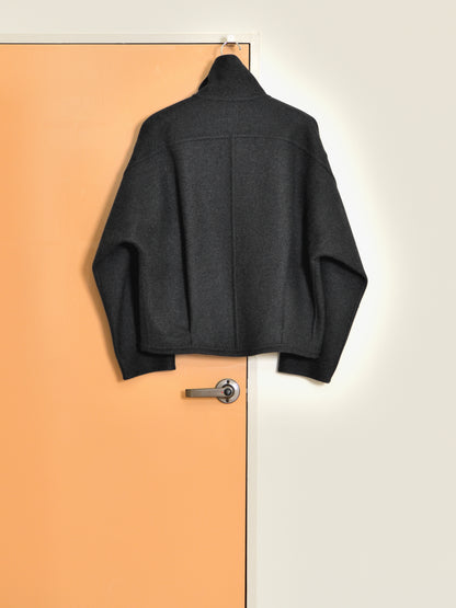 YOKE ヨーク Wool Cashmere Balloon Silhouette Blouson YK26FW01318B ウール カシミア ブルゾン CHARCOAL チャコール 26FW 日本取り扱い 名古屋 丸の内 セレクトショップ THIRD PLACE サードプレイス