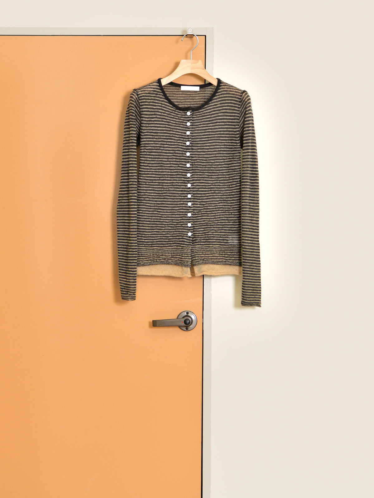 KAYLE SUPER KID MOHAIR CARDIGAN K-2110 BEIGE ベージュ CHARCOAL チャコール モヘヤ ナイロン レディース 26FW 日本取り扱い 名古屋 丸の内 セレクトショップ THIRD PLACE サードプレイス