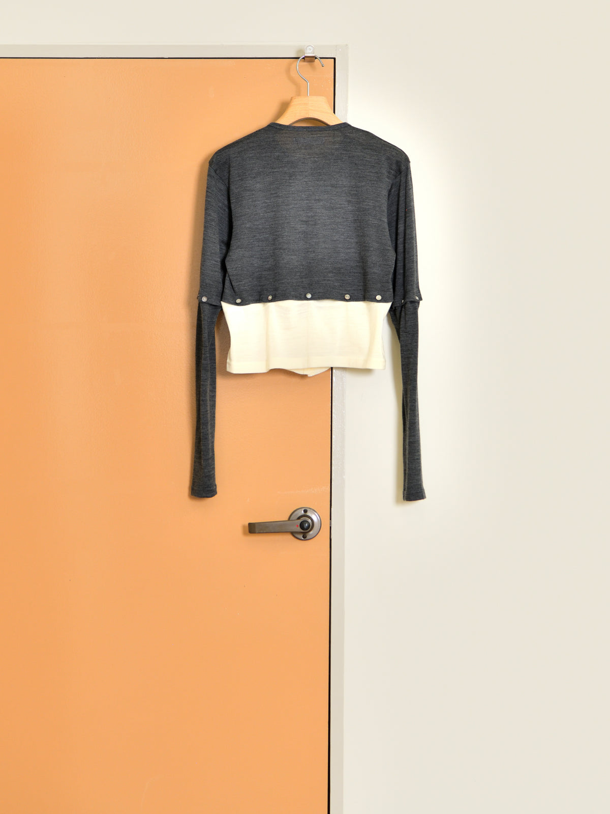 KAYLE WOOL JERSEY DETACHABLE CARDIGAN K-2209 GRAY グレー  IVORY アイボリー WOOL ウール レディース 26FW 日本取り扱い 名古屋 丸の内 セレクトショップ THIRD PLACE サードプレイス