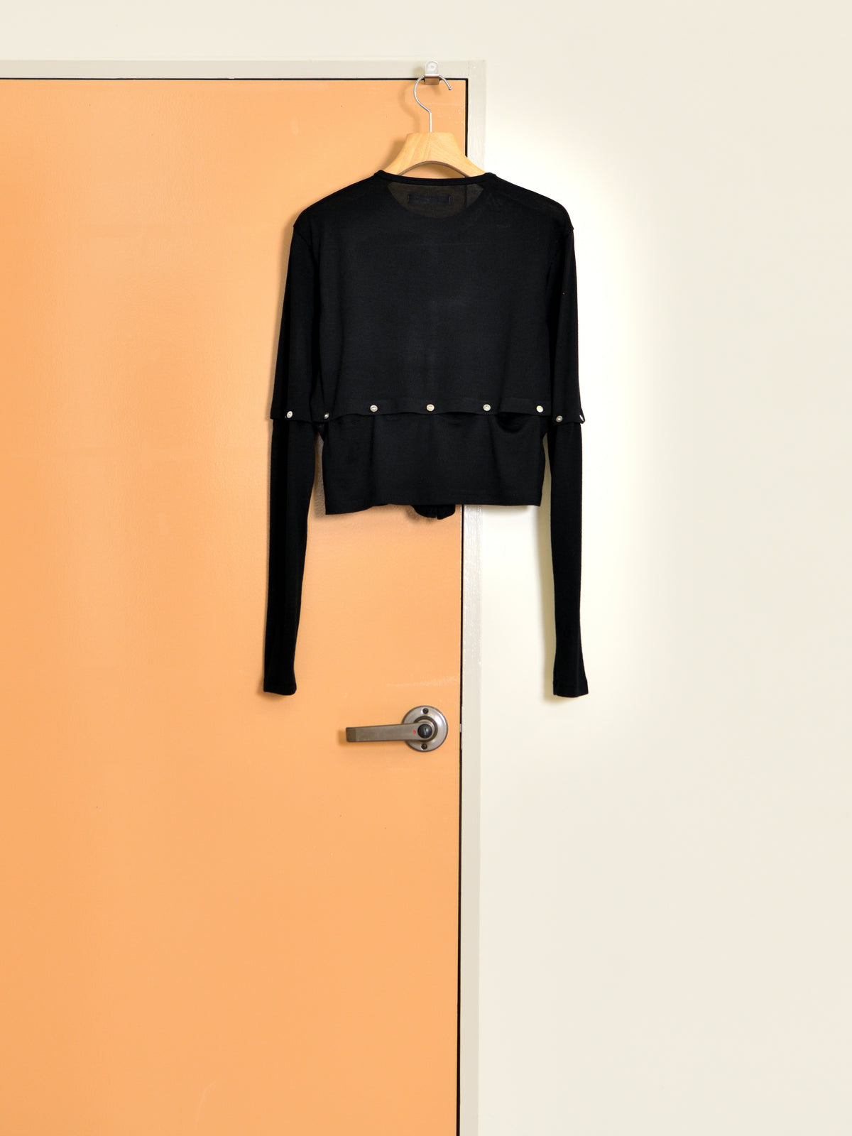 KAYLE WOOL JERSEY DETACHABLE CARDIGAN K-2209 BLACK ブラック  WOOL ウール レディース 26FW 日本取り扱い 名古屋 丸の内 セレクトショップ THIRD PLACE サードプレイス