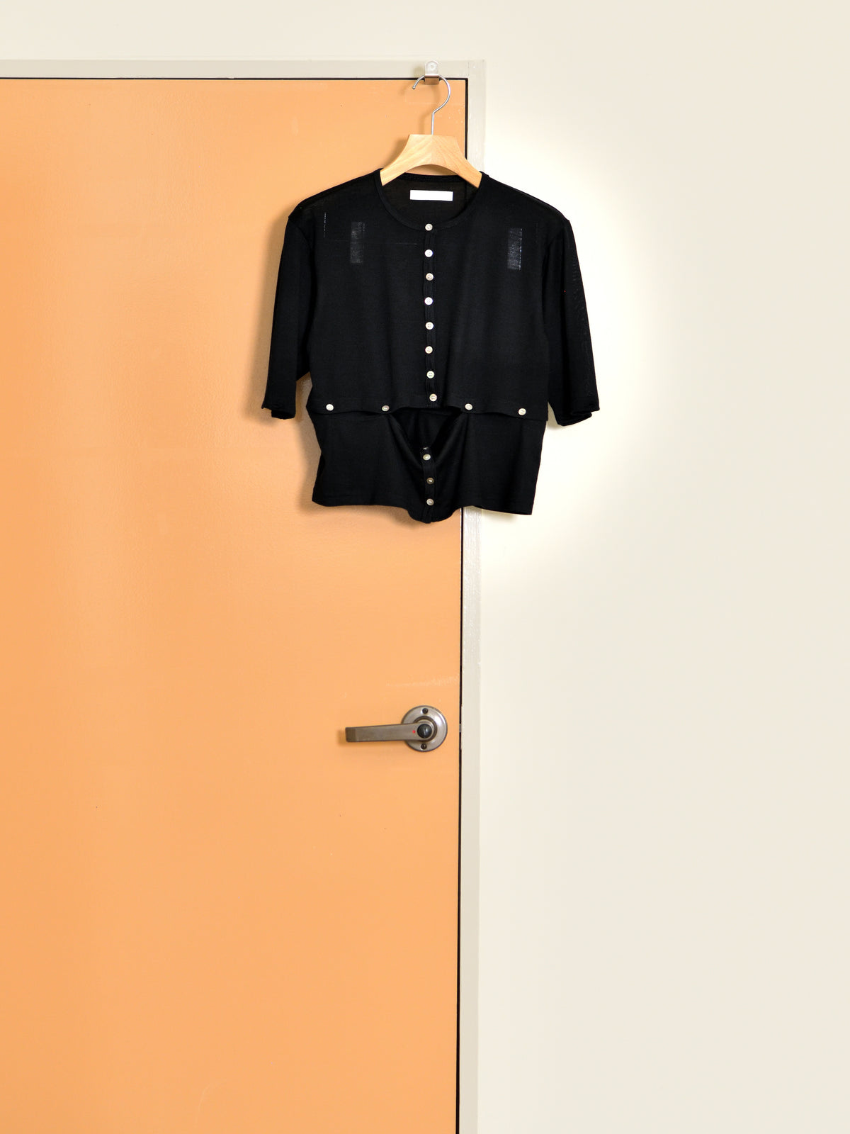KAYLE WOOL JERSEY DETACHABLE CARDIGAN K-2209 BLACK ブラック  WOOL ウール レディース 26FW 日本取り扱い 名古屋 丸の内 セレクトショップ THIRD PLACE サードプレイス