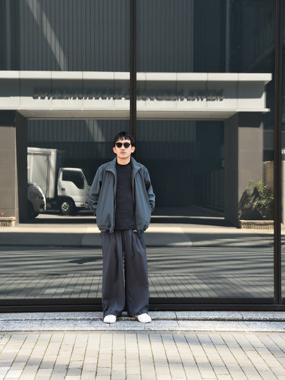YOKE ヨーク Silk Nylon 2Pleated Easy Pants YK26SS01177P ナイロン シルク スラックス ネイビー 26SS 日本取り扱い 名古屋 丸の内 セレクトショップ THIRD PLACE サードプレイス