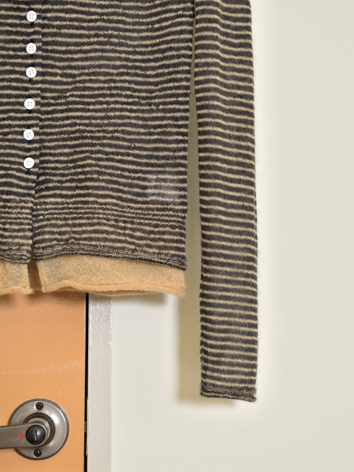 KAYLE SUPER KID MOHAIR CARDIGAN K-2110 BEIGE ベージュ CHARCOAL チャコール モヘヤ ナイロン レディース 26FW 日本取り扱い 名古屋 丸の内 セレクトショップ THIRD PLACE サードプレイス
