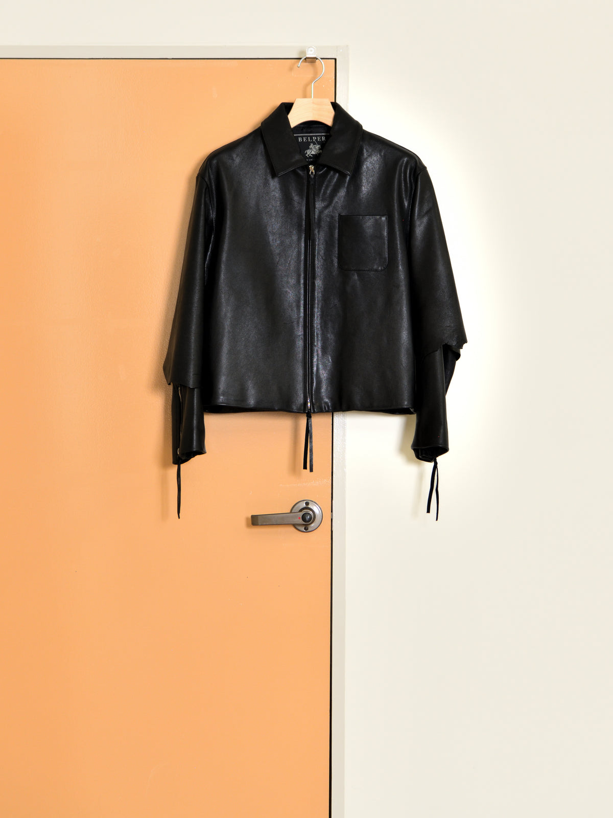 BELPER LAMB LEATHER JACKET 2517-1126 BLACK ブラック ラムレザー レディース 26FW 日本取り扱い 名古屋 丸の内 セレクトショップ THIRD PLACE サードプレイス