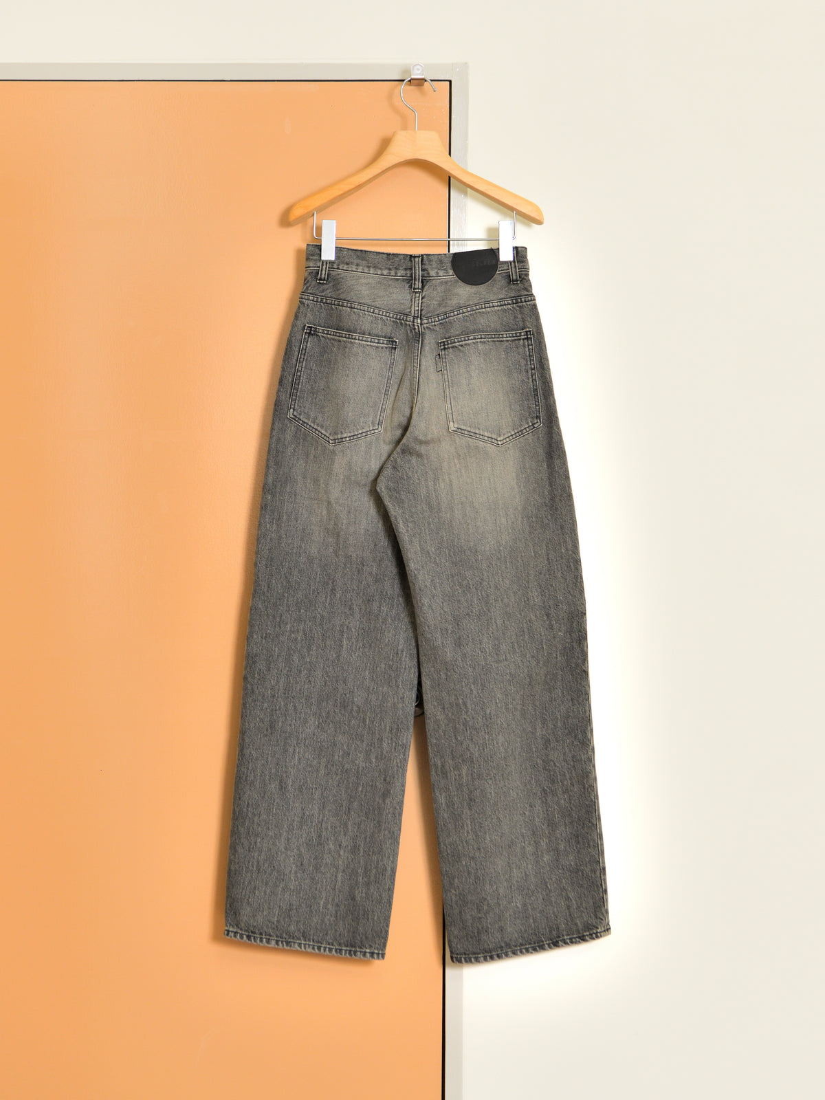 BELPER PULL DENIM PANTS 2211-0225 BLACK ブラック COTTON コットン レディース 26FW 日本取り扱い 名古屋 丸の内 セレクトショップ THIRD PLACE サードプレイス