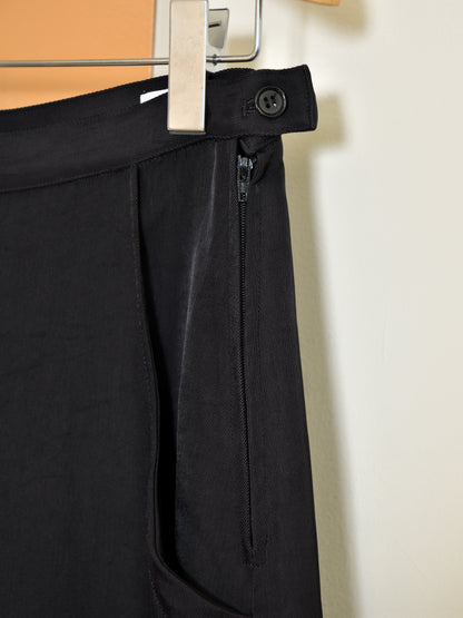 KAYLE NYLON STITCH LONG SKIRT K-1609 BLACK ブラック ナイロン レディース 26FW 日本取り扱い 名古屋 丸の内 セレクトショップ THIRD PLACE サードプレイス