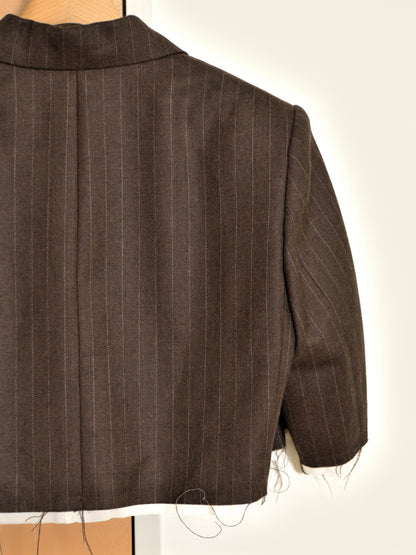 BELPER DOUBLE BREASTED SHORT JACKET 2011-0624F BROWN ブラウン WOOL ウール レディース 26FW 日本取り扱い 名古屋 丸の内 セレクトショップ THIRD PLACE サードプレイス