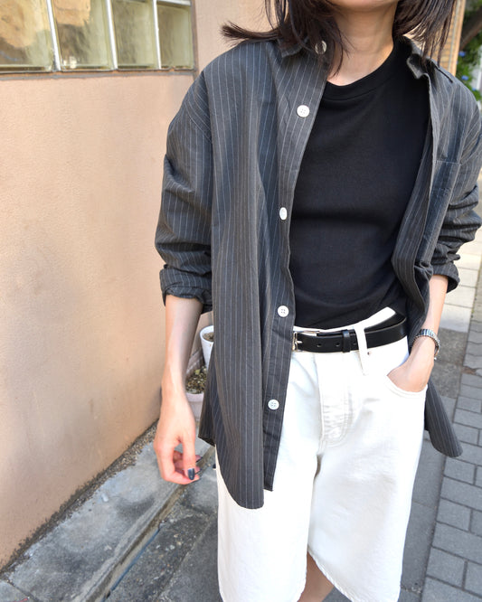 extreme cashmere エクストリームカシミヤ tina n.267 RAVEN ブラック カシミヤ コットン ユニセックス オランダ 26SS 日本取り扱い 名古屋 丸の内 セレクトショップ THIRD PLACE サードプレイス