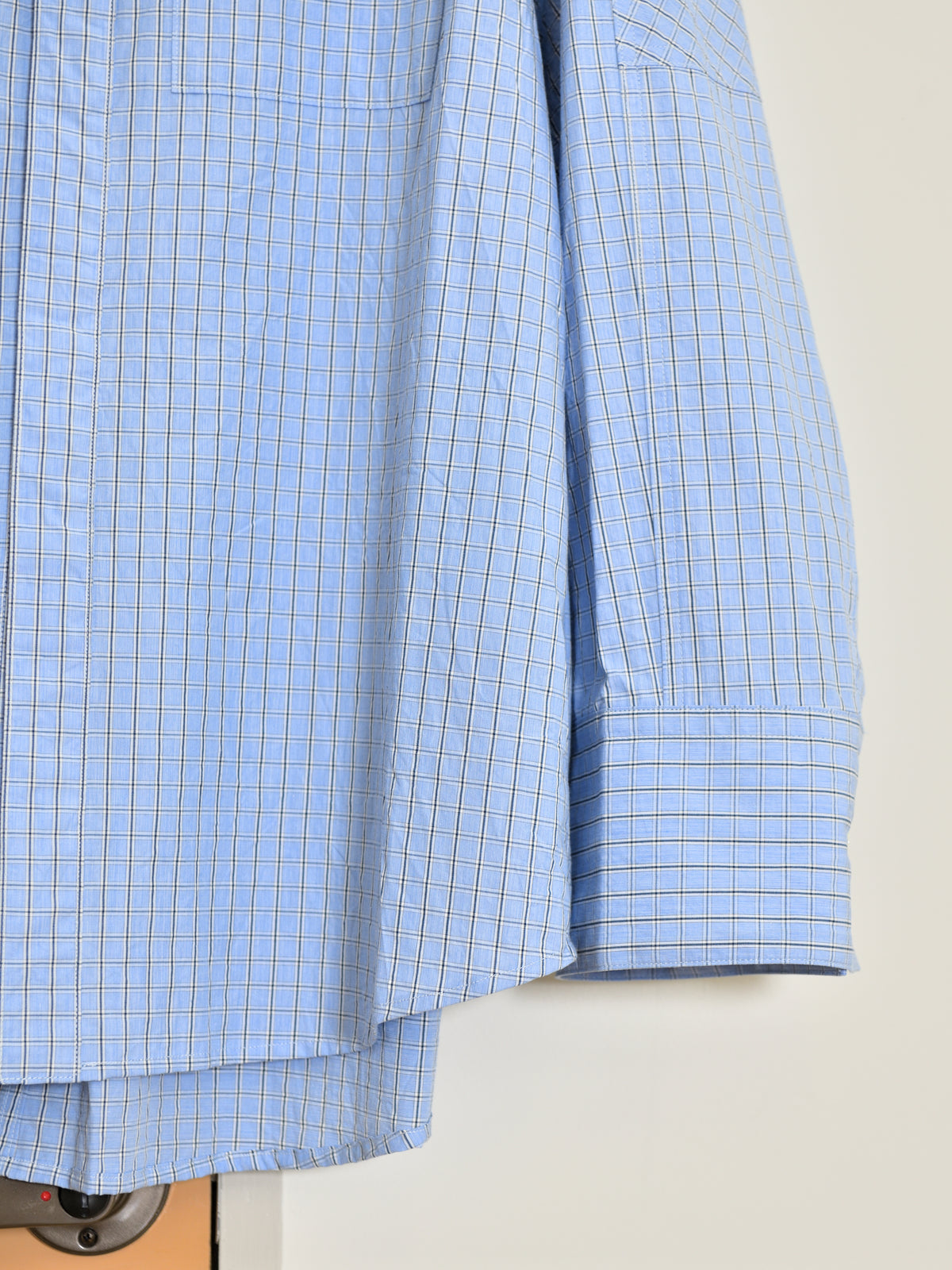 BELPER ROUND PLAID SHIRT 2514-1226P BLUE ブルー COTTON コットン  レディース 26FW 日本取り扱い 名古屋 丸の内 セレクトショップ THIRD PLACE サードプレイス