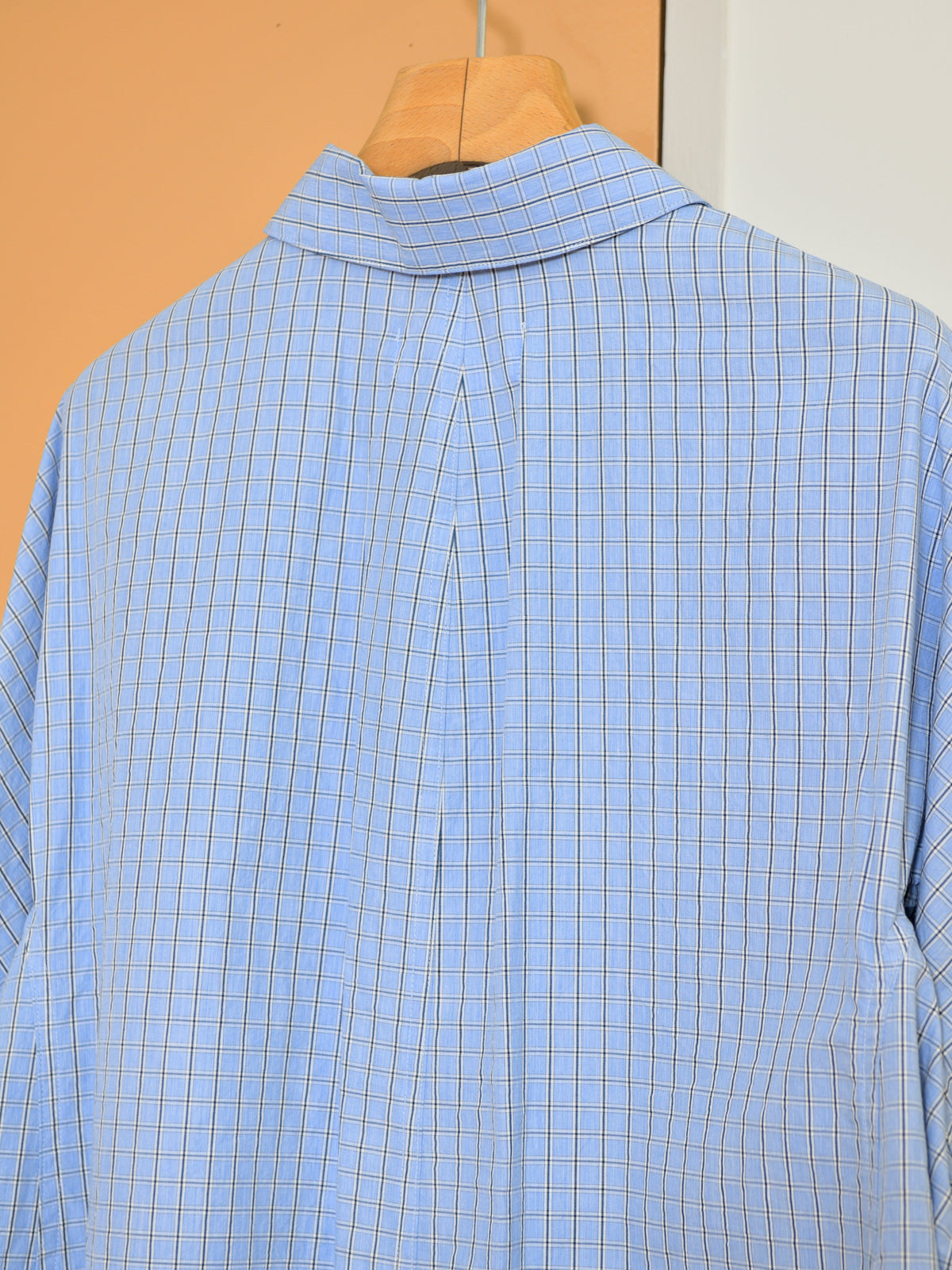 BELPER ROUND PLAID SHIRT 2514-1226P BLUE ブルー COTTON コットン  レディース 26FW 日本取り扱い 名古屋 丸の内 セレクトショップ THIRD PLACE サードプレイス