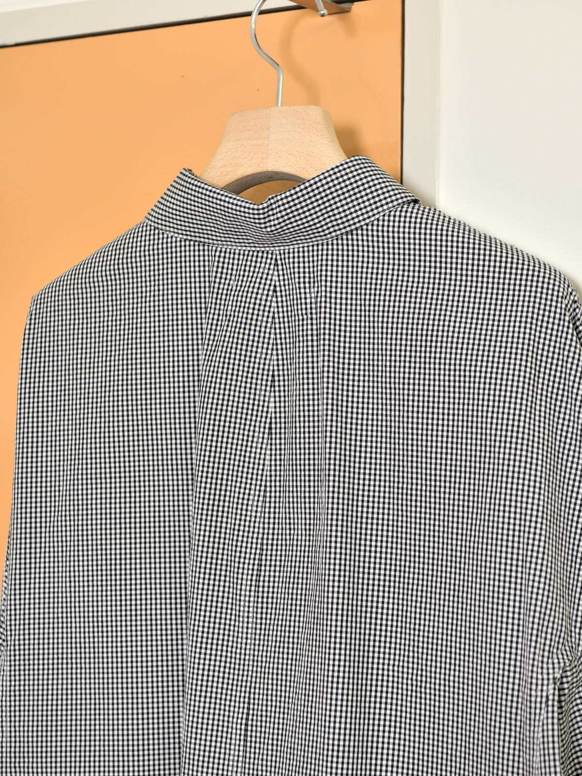 BELPER ROUND PLAID SHIRT 2514-1226P BLACK ブラック ギンガムチェック COTTON コットン レディース 26FW 日本取り扱い 名古屋 丸の内 セレクトショップ THIRD PLACE サードプレイス