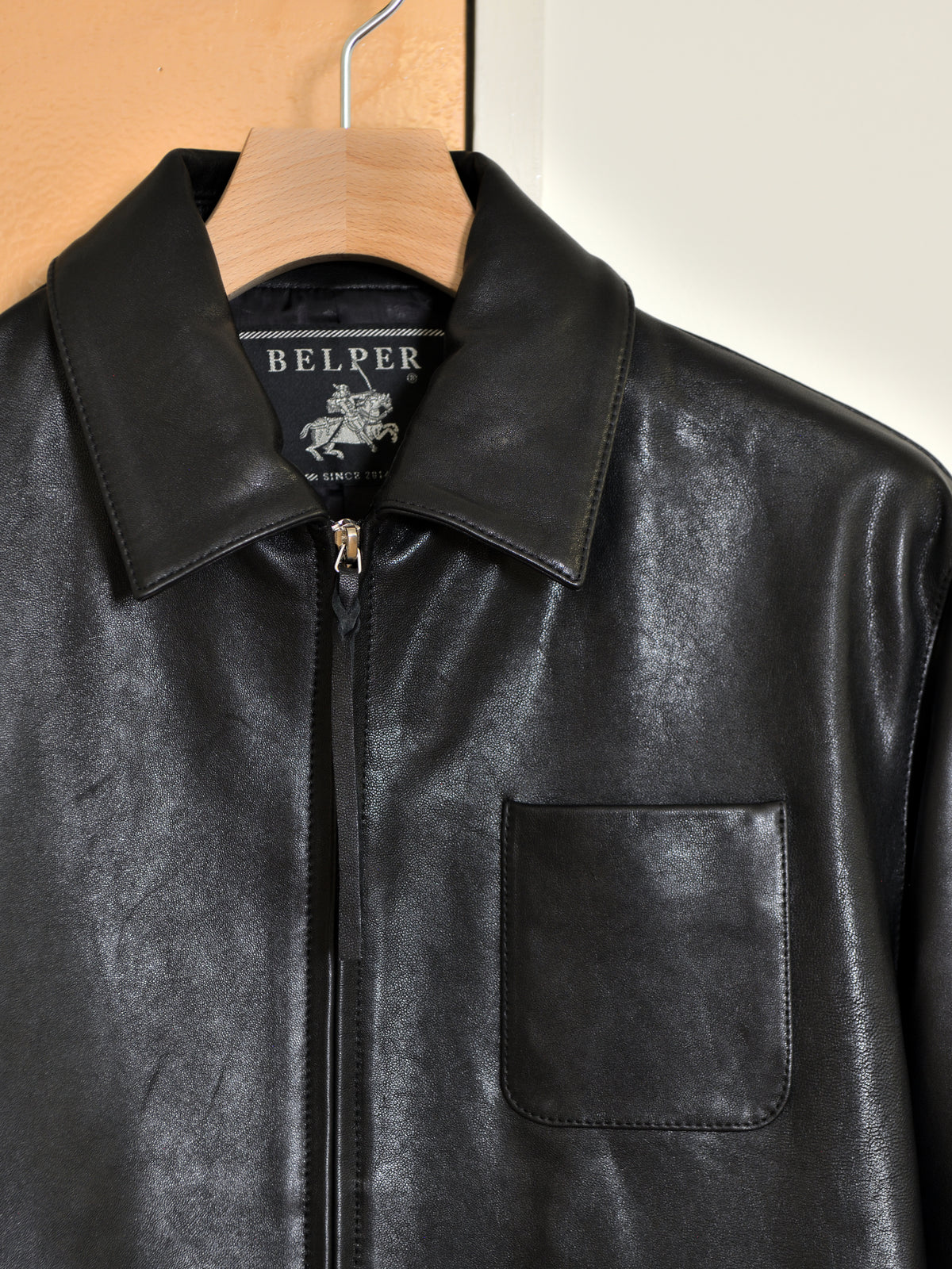 BELPER LAMB LEATHER JACKET 2517-1126 BLACK ブラック ラムレザー レディース 26FW 日本取り扱い 名古屋 丸の内 セレクトショップ THIRD PLACE サードプレイス