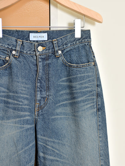 BELPER REGULAR DENIM FADE 2512-1926F フェード インディゴ INDIGO  COTTON コットン レディース 26FW 日本取り扱い 名古屋 丸の内 セレクトショップ THIRD PLACE サードプレイス