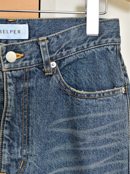 BELPER REGULAR DENIM FADE 2512-1926F フェード インディゴ INDIGO  COTTON コットン レディース 26FW 日本取り扱い 名古屋 丸の内 セレクトショップ THIRD PLACE サードプレイス