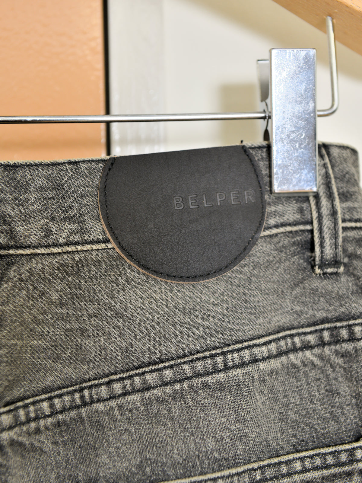 BELPER PULL DENIM PANTS 2211-0225 BLACK ブラック COTTON コットン レディース 26FW 日本取り扱い 名古屋 丸の内 セレクトショップ THIRD PLACE サードプレイス