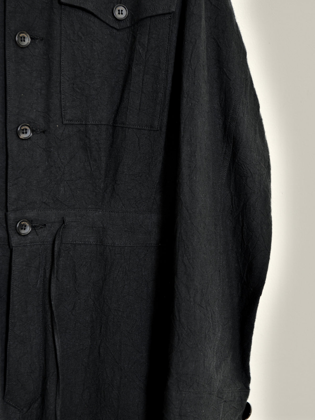 BELPER WASHED LINEN JUMP SUIT 2011-0624F BLACK ブラック リネン コットン レディース 26FW 日本取り扱い 名古屋 丸の内 セレクトショップ THIRD PLACE サードプレイス
