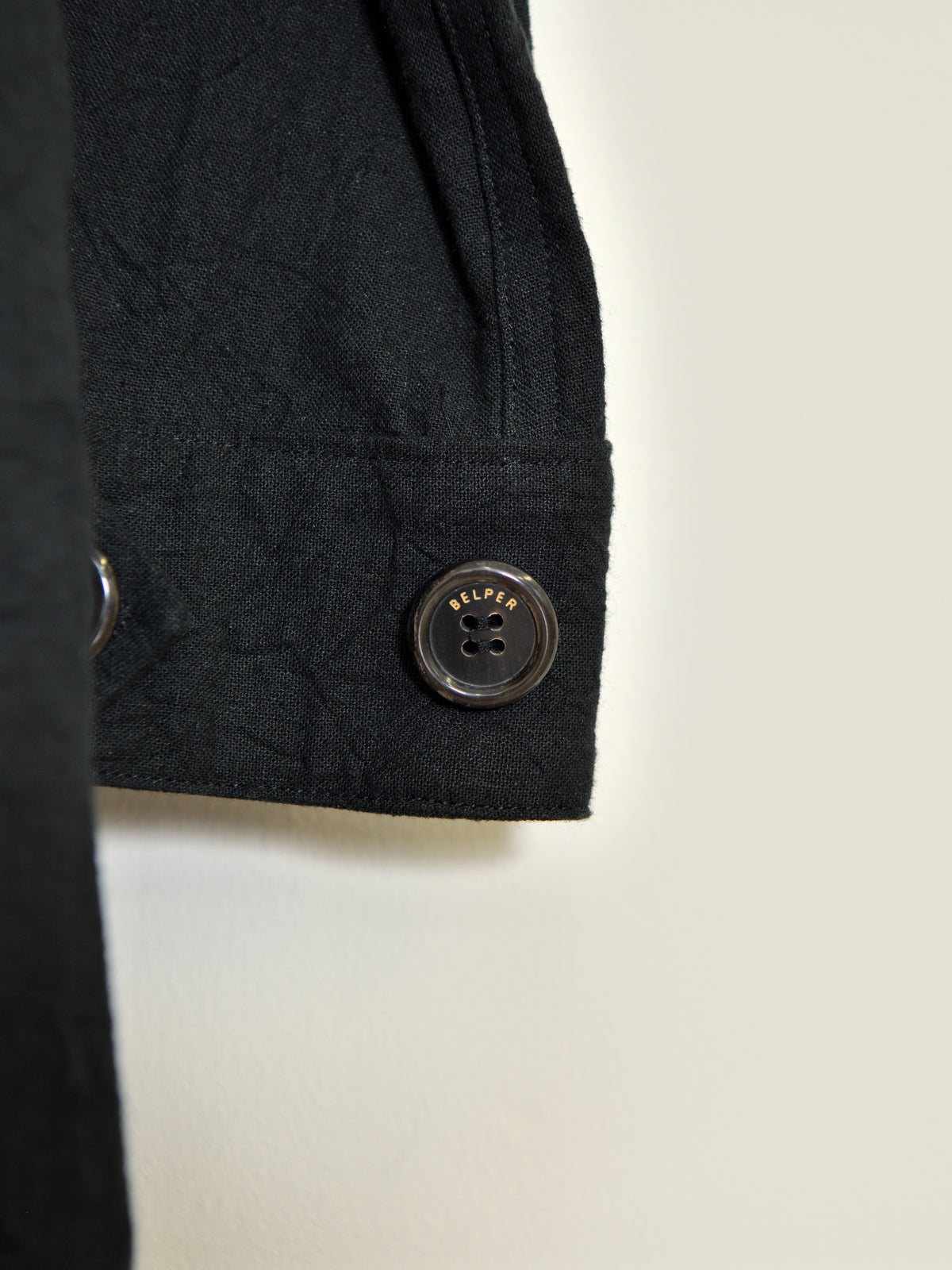 BELPER WASHED LINEN JUMP SUIT 2011-0624F BLACK ブラック リネン コットン レディース 26FW 日本取り扱い 名古屋 丸の内 セレクトショップ THIRD PLACE サードプレイス