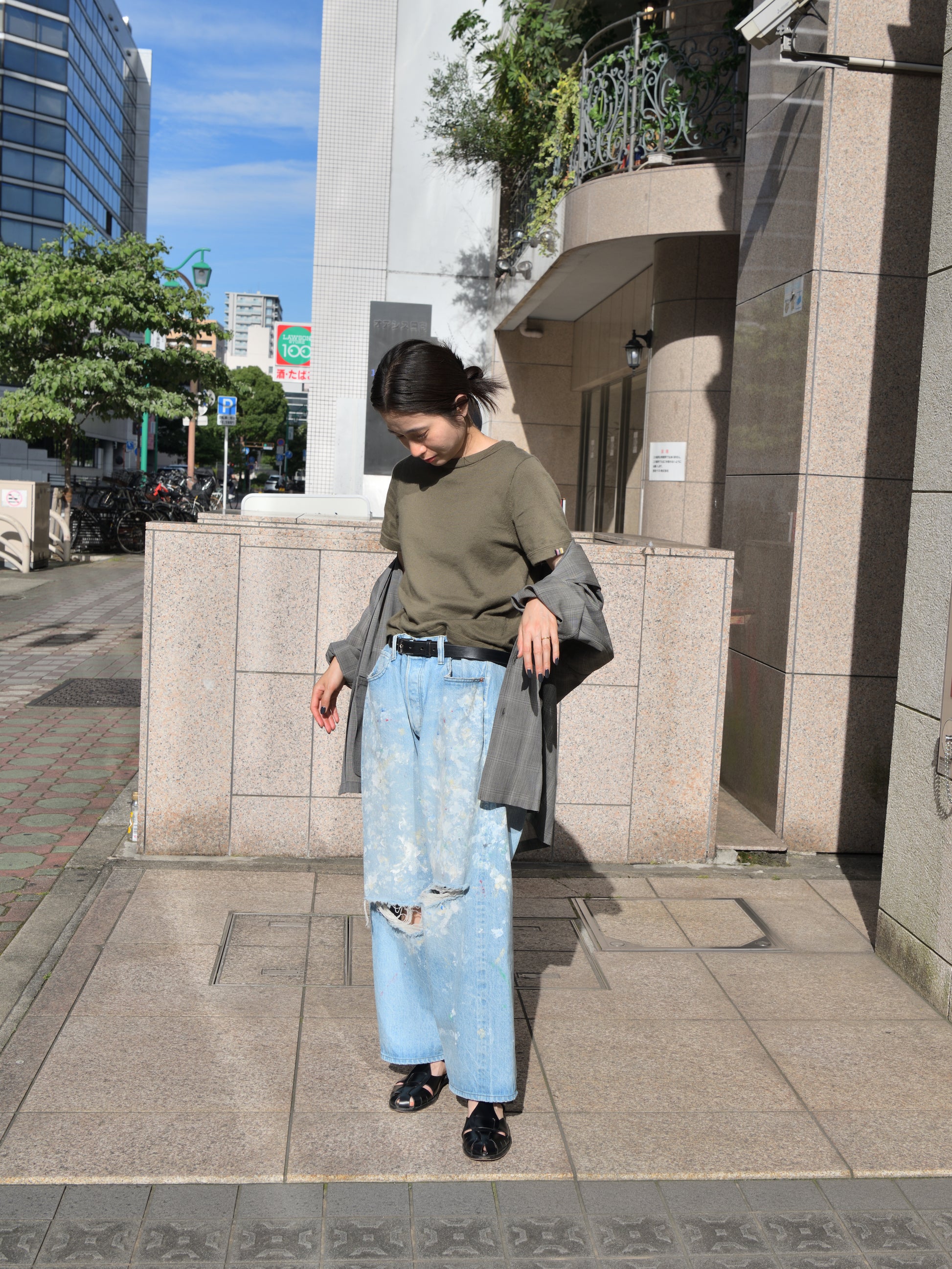 HERILL ヘリル Damaged Denim 26-030-HL-8080-10 ダメージデニム  愛知県 名古屋 丸の内 セレクトショップ THIRD PLACE サードプレイス