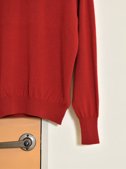 HERILL へリル Goldencash Pullover 26-080-HL-8100-30 RED レッド カシミア cashmere 26FW 日本取り扱い 名古屋 丸の内 セレクトショップ THIRD PLACE サードプレイス