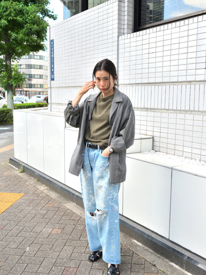 Ernie Palo アーニーパロ Wool Check Shirt Jacket EP11BL04 チェック シャツ ジャケット シルク カシミア ウール 愛知県 名古屋 丸の内 セレクトショップ THIRD PLACE サードプレイス