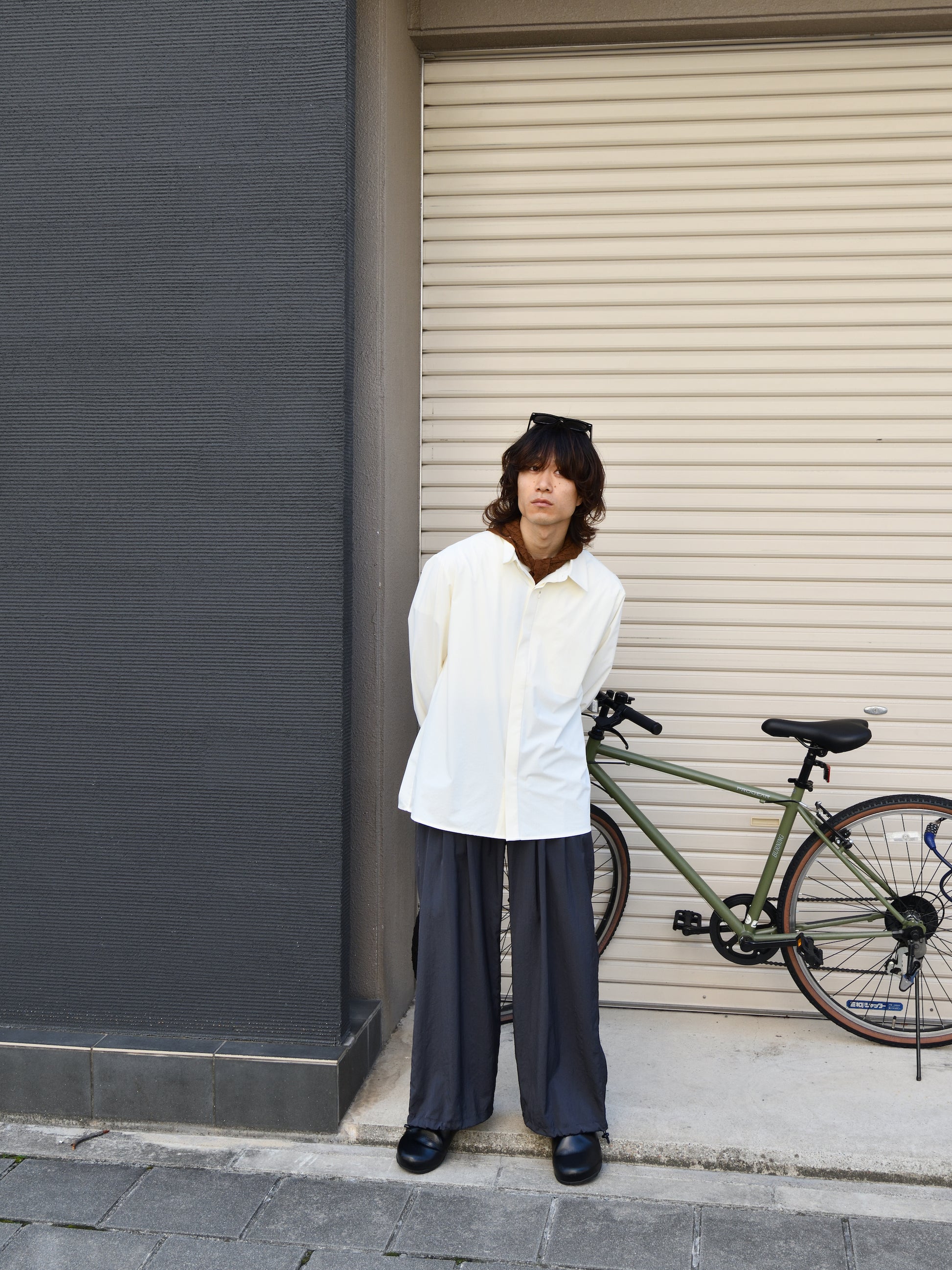 HIKING PATROL ハイキングパトロール SS26108 ALIGN BUTTON UP SHIRT オフホワイト offwhite ナイロンジャケット 北欧 ノルウェー アウトドア 都会 26SS 愛知県 名古屋 丸の内 セレクトショップ THIRD PLACE サードプレイス