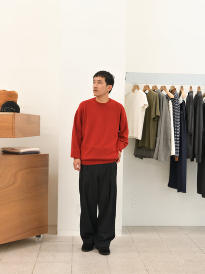 HERILL へリル Goldencash Pullover 26-080-HL-8100-30 RED レッド カシミア cashmere 26FW 日本取り扱い 名古屋 丸の内 セレクトショップ THIRD PLACE サードプレイス