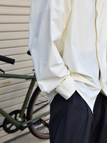HIKING PATROL ハイキングパトロール SS26108 ALIGN BUTTON UP SHIRT オフホワイト offwhite ナイロンジャケット 北欧 ノルウェー アウトドア 都会 26SS 愛知県 名古屋 丸の内 セレクトショップ THIRD PLACE サードプレイス