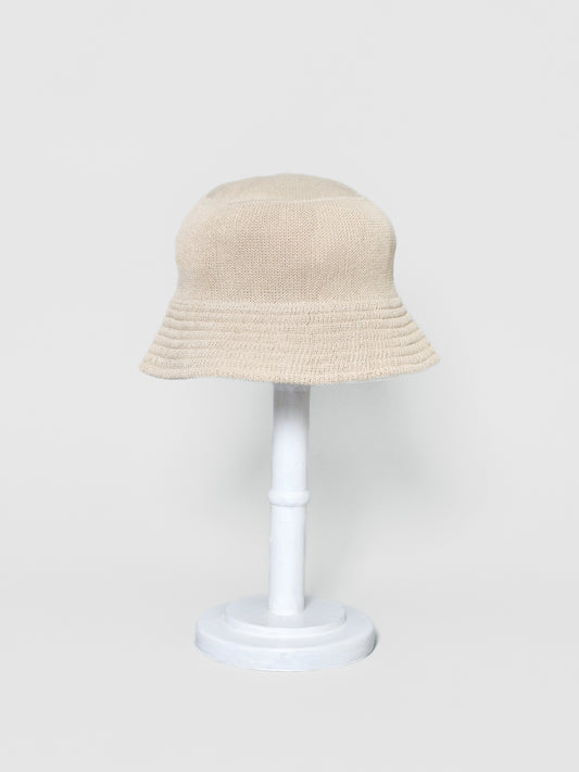 COMESANDGOES カムズアンドゴーズ　27207 和紙 KNIT FLAT HAT ハット コットン 和紙 ポリエステル ベージュ 洗える 洗濯可能 通販 愛知県 名古屋 丸の内 セレクトショップ THIRD PLACE サードプレイス