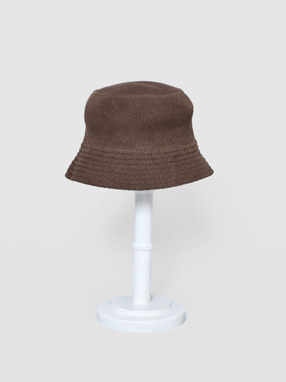 COMESANDGOES カムズアンドゴーズ　27207 和紙 KNIT FLAT HAT ハット コットン 和紙 ポリエステル オリーブブラウン 洗える 洗濯可能 通販 愛知県 名古屋 丸の内 セレクトショップ THIRD PLACE サードプレイス
