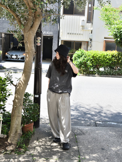 YOKE ヨーク Silk Nylon 2Pleated Easy Pants YK26SS01177P ナイロン シルク スラックス ベージュ 26SS 日本取り扱い 名古屋 丸の内 セレクトショップ THIRD PLACE サードプレイス