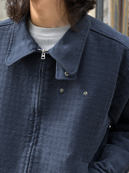 TOZAOU トザオウ Mechanic Panching Jacket NAVY ネイビー TOZ-26AW-JK0001 コットン COTTON ジャケット 26aw 春夏 日本取り扱い 名古屋 丸の内 セレクトショップ THIRD PLACE サードプレイス