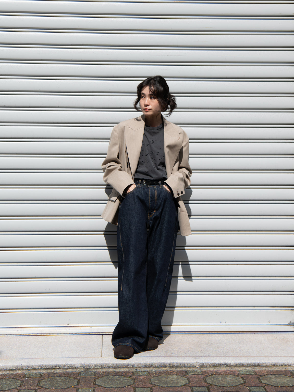 BELPER REGULAR DENIM FADE 2512-1926R インディゴ INDIGO  COTTON コットン レディース 26FW 日本取り扱い 名古屋 丸の内 セレクトショップ THIRD PLACE サードプレイス