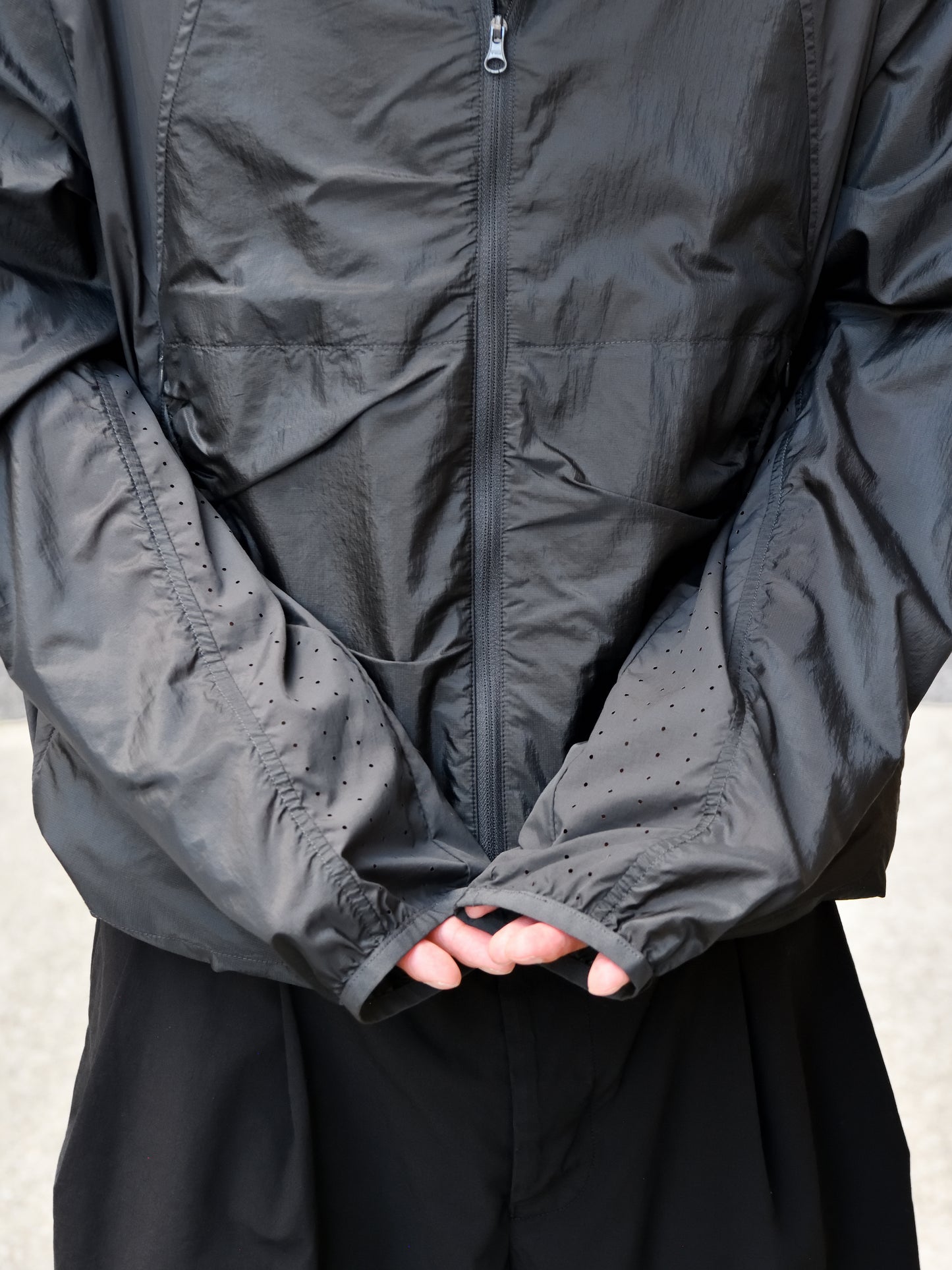 HIKING PATROL ハイキングパトロール SS26007 ORBIT LT TECHNICAL JACKET  チャコール ブラック ナイロンジャケット 北欧 ノルウェー アウトドア 都会 26SS 愛知県 名古屋 丸の内 セレクトショップ THIRD PLACE サードプレイス