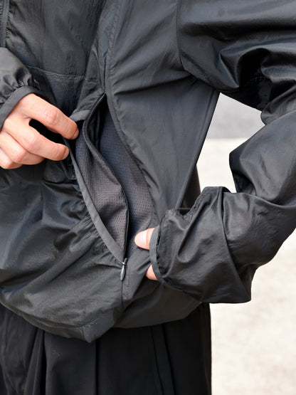 HIKING PATROL ハイキングパトロール SS26007 ORBIT LT TECHNICAL JACKET  チャコール ブラック ナイロンジャケット 北欧 ノルウェー アウトドア 都会 26SS 愛知県 名古屋 丸の内 セレクトショップ THIRD PLACE サードプレイス