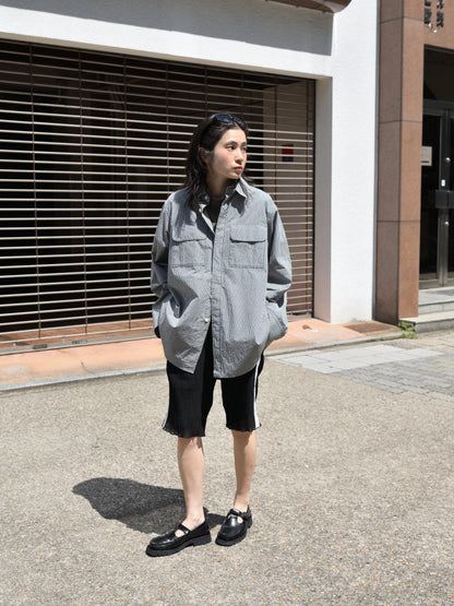 BELPER ROUND PLAID SHIRT 2514-1226P BLACK ブラック ギンガムチェック COTTON コットン レディース 26FW 日本取り扱い 名古屋 丸の内 セレクトショップ THIRD PLACE サードプレイス