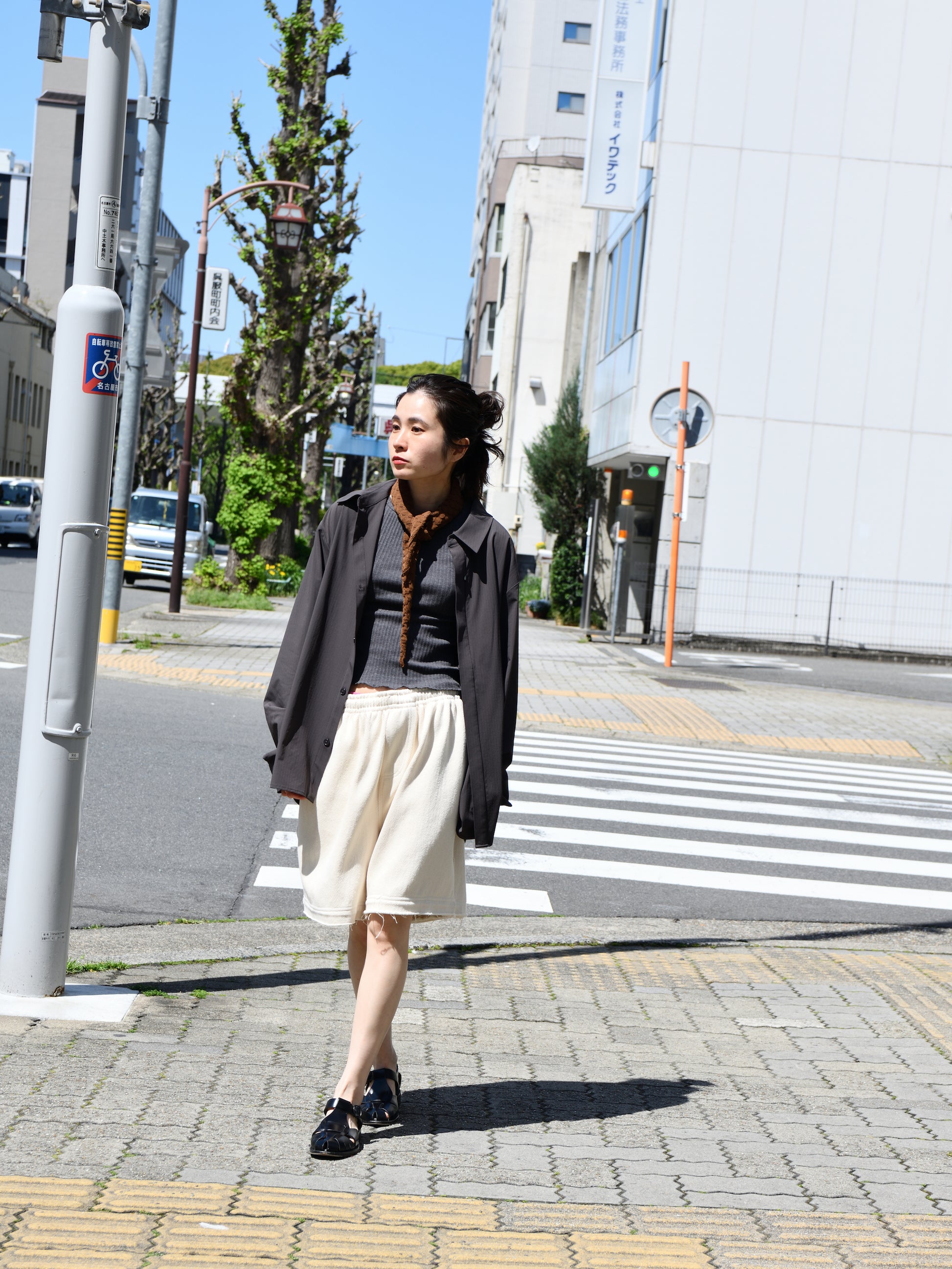HIKING PATROL ハイキングパトロール SS26108 ALIGN BUTTON UP SHIRT チャコール ブラック ナイロンジャケット 北欧 ノルウェー アウトドア 都会 26SS 愛知県 名古屋 丸の内 セレクトショップ THIRD PLACE サードプレイス