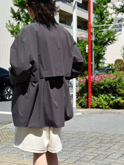 HIKING PATROL ハイキングパトロール SS26108 ALIGN BUTTON UP SHIRT チャコール ブラック ナイロンジャケット 北欧 ノルウェー アウトドア 都会 26SS 愛知県 名古屋 丸の内 セレクトショップ THIRD PLACE サードプレイス
