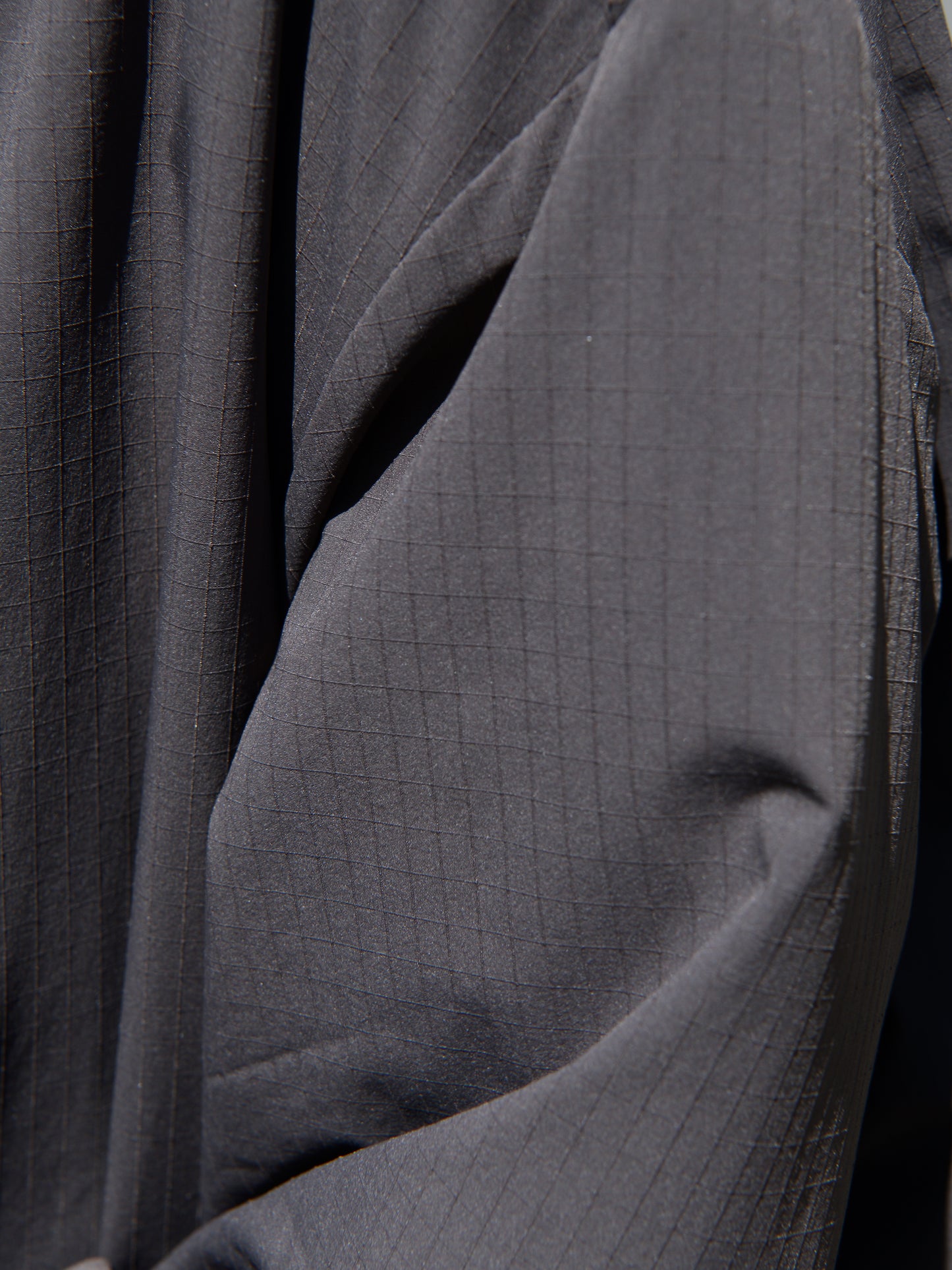 HIKING PATROL ハイキングパトロール SS26108 ALIGN BUTTON UP SHIRT チャコール ブラック ナイロンジャケット 北欧 ノルウェー アウトドア 都会 26SS 愛知県 名古屋 丸の内 セレクトショップ THIRD PLACE サードプレイス