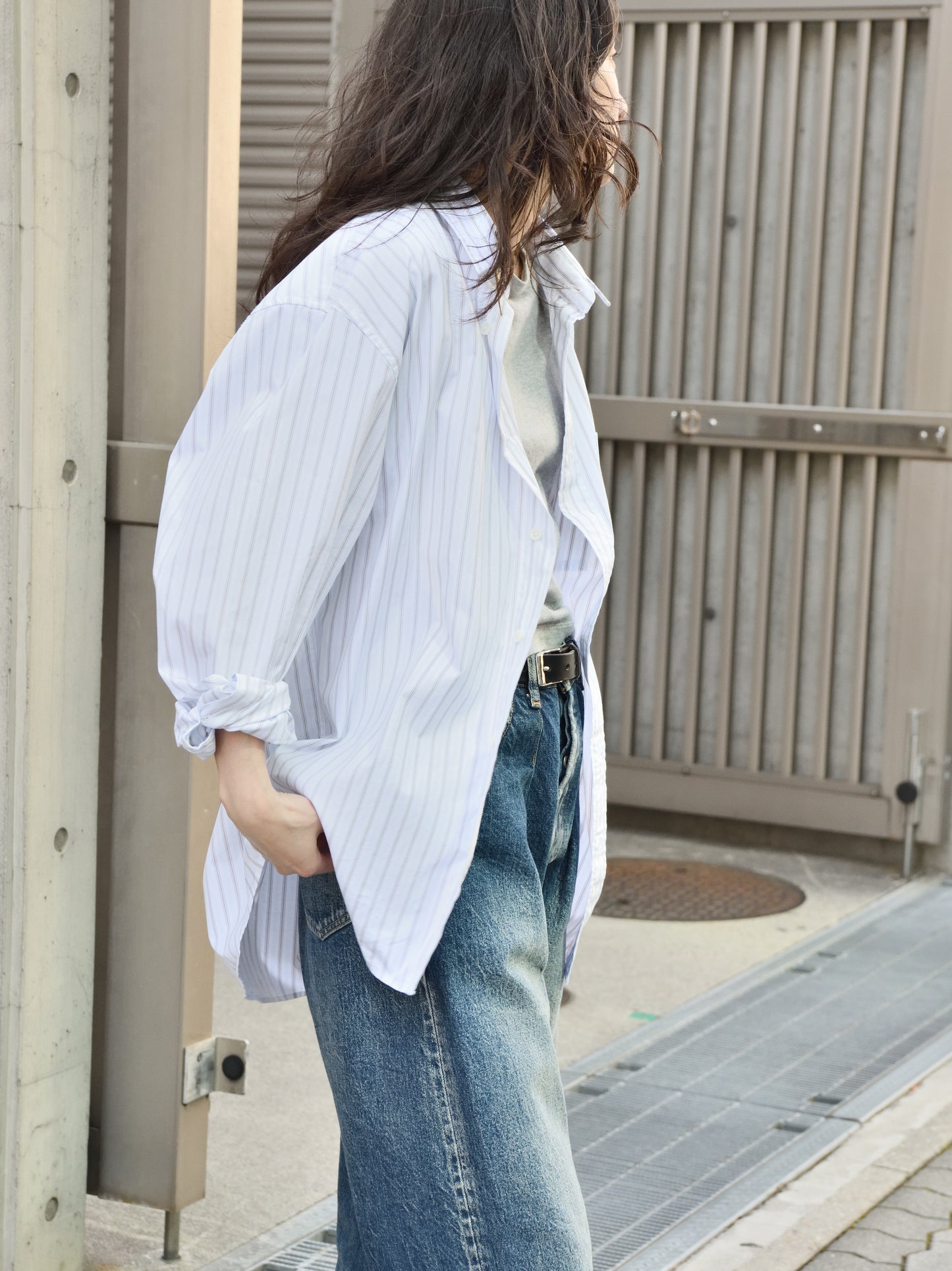 SUNFLOWER サンフラワー NEW BASE SHIRT 1308 シャツ ベーシック BLUE ストライプ ホワイト 定番 日本 名古屋 セレクトショップ THIRD PLACE サードプレイス 名古屋 愛知県 東海 セレクトショップ THIRD PLACE サードプレイス