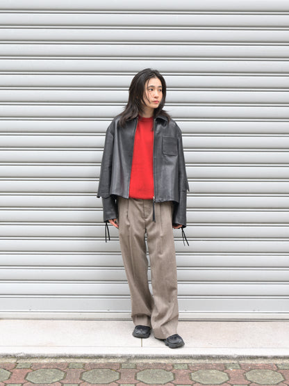 HERILL へリル Goldencash Pullover 26-080-HL-8100-30 RED レッド カシミア cashmere 26FW 日本取り扱い 名古屋 丸の内 セレクトショップ THIRD PLACE サードプレイス