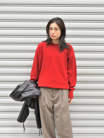 HERILL へリル Goldencash Pullover 26-080-HL-8100-30 RED レッド カシミア cashmere 26FW 日本取り扱い 名古屋 丸の内 セレクトショップ THIRD PLACE サードプレイス